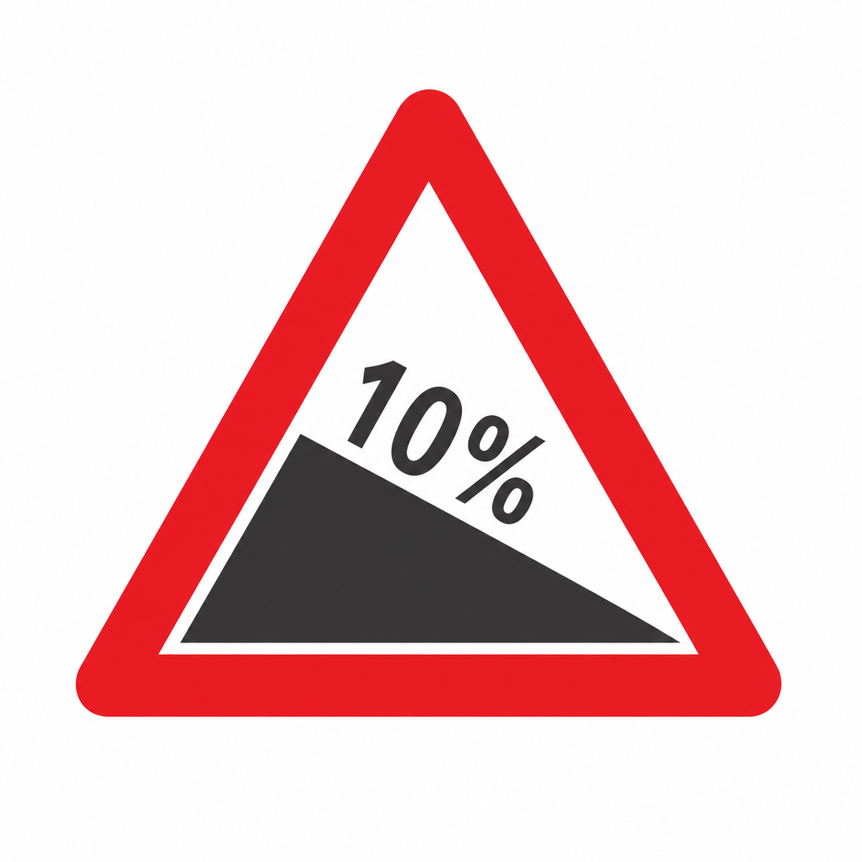 لوحات الخطر: منحدر خطير %10 (sign-mpchccg6)
