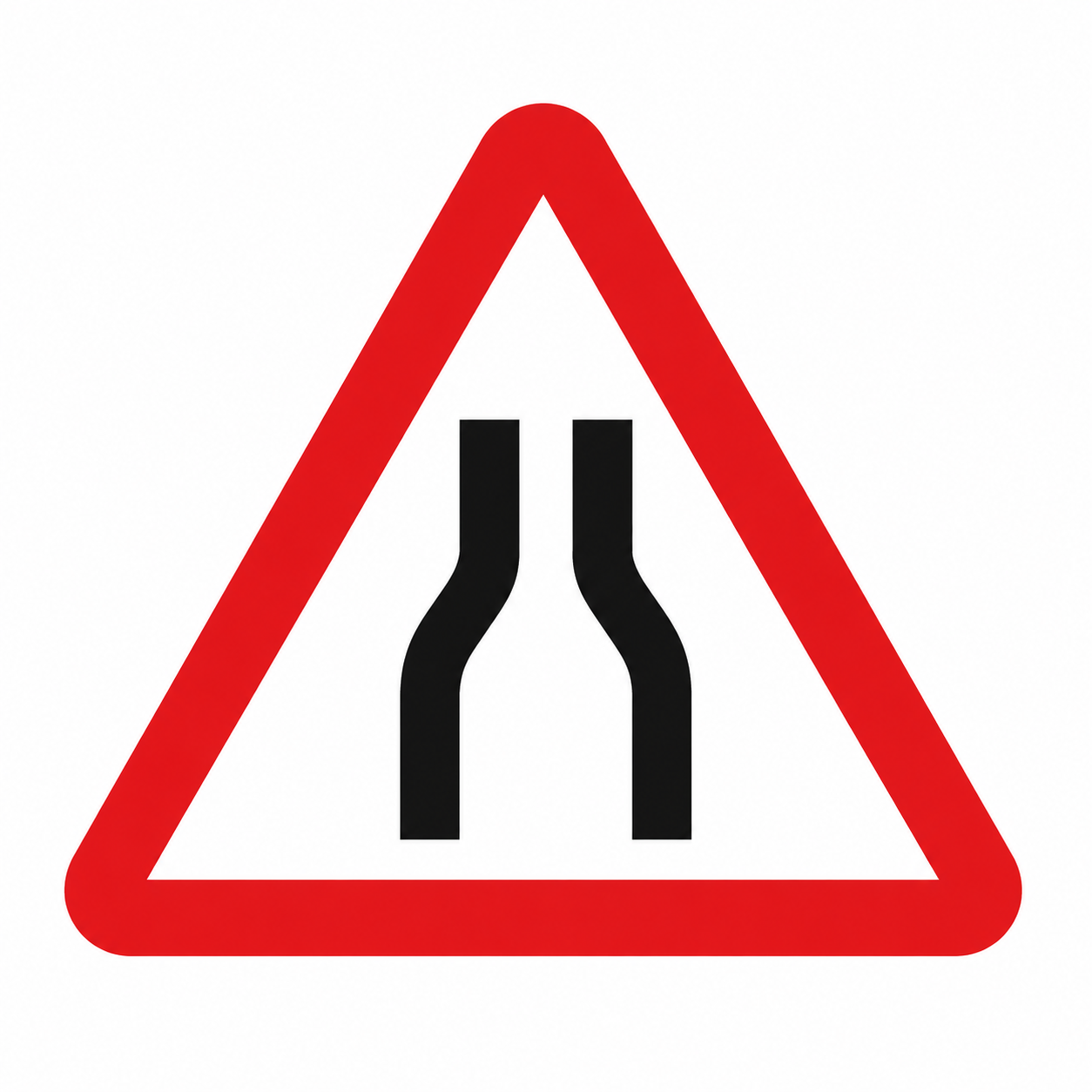 لوحات الخطر: تضيق الطريق من الجهتين (sign-mpceuw6t)