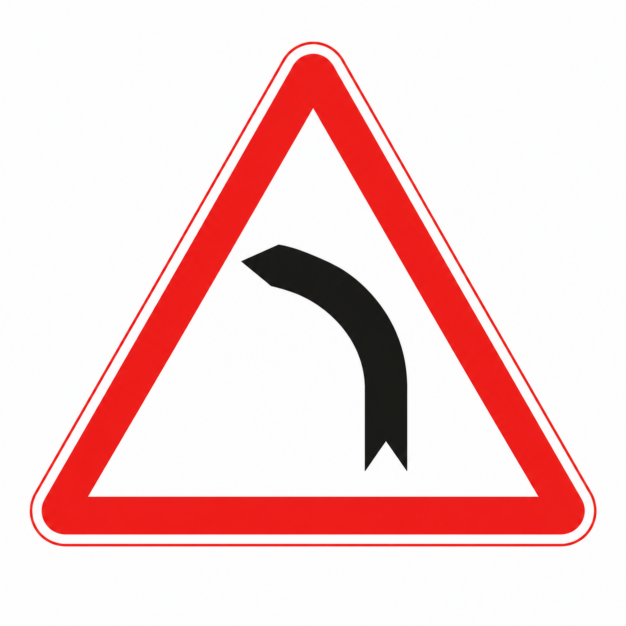لوحات الخطر: منعرج خطير إلى اليسار (sign-mpcfapik)